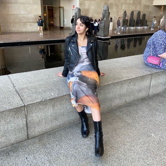 Abstract print dress - Picture 4 of 4